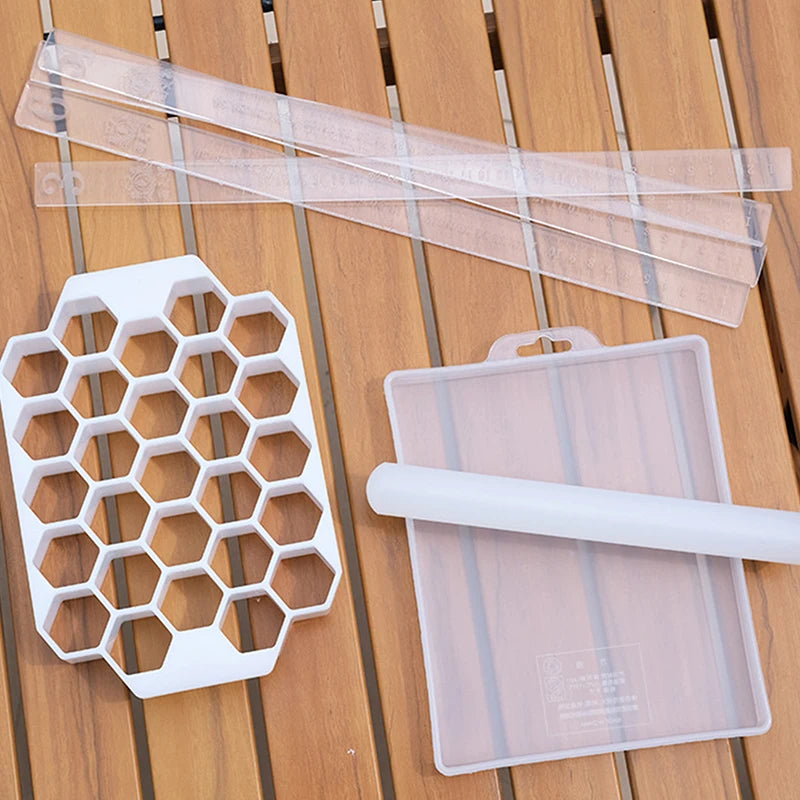 1pc Honeycomb Divider Dumpling Pastry Divider Pasta Filling Dough Equalizing Cutter Kitchen Supplies Tools