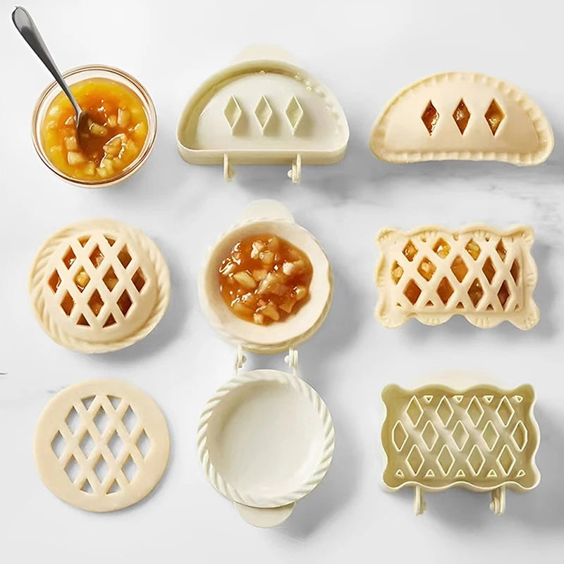 1pcs Dessert Mold Easy To Clean Not Sticky Baking Anti-deformed Classic Mini Hand Pie Molds Kitchen Tool Accessories For Bakery
